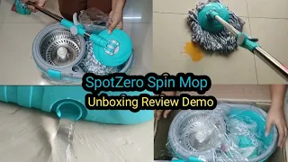 Best mop for home Cleaning|Spotzero Milton Royale Spin Mop|Unboxing Review with Demo|Milton spotzero