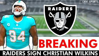 Las Vegas Raiders Are Signing Christian Wilkins In 2024 NFL Free Agency | Raiders News
