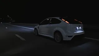 Ford Focus RS MK2 at night