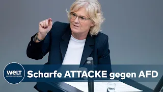 ZWISCHENRUFE DER AFD: Christine Lambrecht - "Das ist einfach nur widerlich"