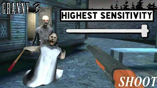 Granny 3 With Highest Sensitivity Full Gameplay