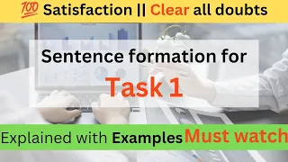 Sentence formation for Writing task 1(AC) || IELTS Writing Booster