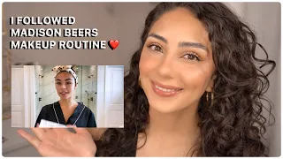 I FOLLOWED MADISON BEERS MAKEUP ROUTINE!