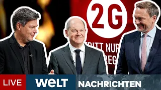 KOALITIONSVERTRAG UNTERSCHRIEBEN: Corona-Krise überschattet politische Zeitenwende | WELT NEWSSTREAM