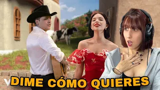 (REACCIÓN)Christian Nodal, Ángela Aguilar - Dime Cómo Quieres (Video Oficial)