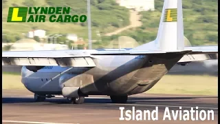 Lynden Air Cargo Lockheed L-100 arrival compilation @ St. Kitts Airport