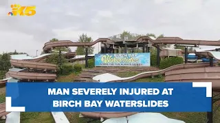 Birch Bay Waterslides closes for season early after a man is severely injured on a waterslide