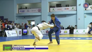 55 kg Долгов А Кылосов М 09 11 2018 Т1 Первенство России среди юношей и девушек до 18 лет, ТЮМЕНЬ