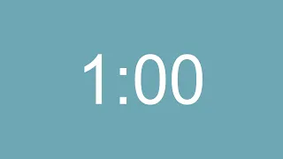 1 Minute Timer Clean and Simple| Meditation Timer