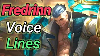 Fredrinn voice lines and quotes - Dialogues with English Subtitles | Mobile Legends