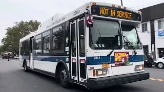 MTA New York City Transit: An Orion OG Makes A Stop At A Red Light