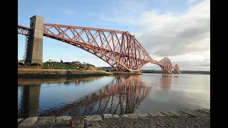 Forth bridges and autumn leaves