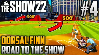 MLB The Show 22 Road to the Show | Dorsal Finn (Third-Base) | EP4 | I MADE THE WORST CUSTOM STADIUM