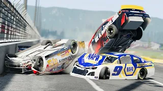NASCAR Racing Crashes #78 | BeamNG Drive