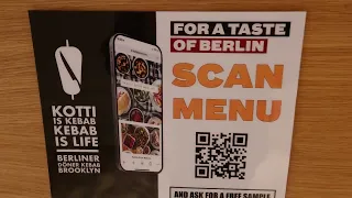 Kotti Berliner Doner Kebab New York City - NYC German Street Food 2022 March 23 Real Sounds Unedited