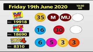 NLCB Online Draw Friday 19th June 2020