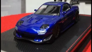 New！ignition model 1/64 Mazda RX-7 (FD3S) RE Amemiya Blue Metallic