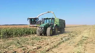 Siláže 2017 | Claas Jaguar 940 | John Deere 8295R, 8120, 7800, 6125M