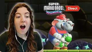 YOSHI RIDING YOSHI?! Super Mario Bros Wonder Direct Reaction 8.31.23