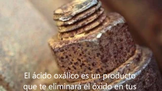 Acido Oxalico. Eliminar Oxido en Piezas Cromadas. Bicletas y Motos