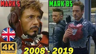 Iron man all suits up (2008-2021) 4K video