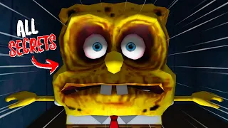 NIGHTMARE IN BIKINI BOTTOM (Spongebob Horror) - ALL Secrets & Badges - Full Game + Ending