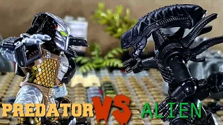 Predator vs Alien mega construx stop motion