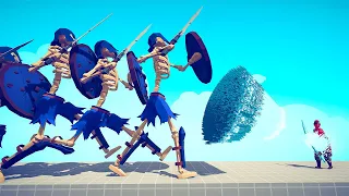 GIANT SKELETON ARMY vs EVERY OVERPOWERED GODS - Totally Accurate Battle Simulator TABS