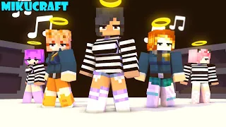 disco disco part party police prison aphmau friends and family - minecraft animation #shorts