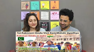 Pak Reacts 1st Pakistani Hindu Visit Ram Mandir Ayodhya in India || Pakistan To India Ram Mandir