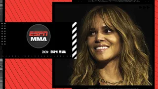 Halle Berry talks #UFC268 weigh-ins, her upcoming movie “Bruised” | ESPN MMA