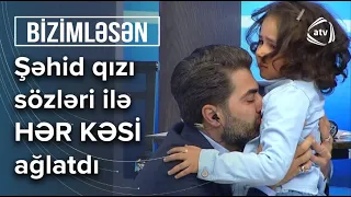 Şəhid qızı aparıcı Zauru AĞLATDI - Bizimləsən