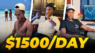 Making $1500 Per Day | A Day In The Life Of A Forex Trader In Africa