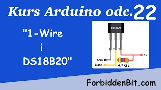 Kurs Arduino odc 22 1-Wire i Czujnik temperatury DS18B20