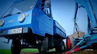 The Blue Worker - Waran 1501 / Bagger T157/ Multicar M 25