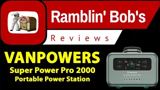 VANPOWERS Super Power Pro 2000 Portable Power Station