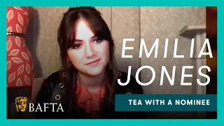 Emilia Jones could not keep it together at her CODA co-star’s naughty ASL jokes | Tea with BAFTA