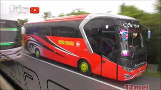 Crazy overtake or great overtake??? Crazy BUS Driver from Indonesia-12mei