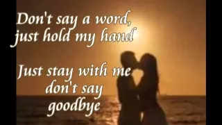 Eddie Peregrina -- DON'T SAY GOODBYE with Lyrics