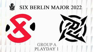 XSET vs NiP @Border | Six Major Berlin 2022 | Playday 1