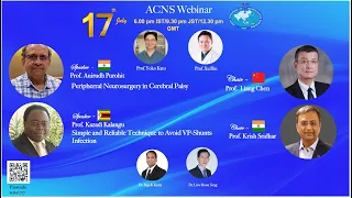 ACNS Webinar - July 17 - Peripheral Surgery in Cerebral Palsy & Techniques to avoid Shunt Infection