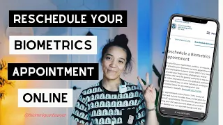 How to Reschedule Your Biometrics Appointment Online: New USCIS Update 🖥️💯
