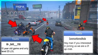 How My Rank 23 Made a Tryhard Instantly Regret Fighting an MC Club On GTA Online