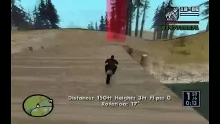 Speedrun Attempt - GTA: San Andreas - Dirtbike Danger - 1:27