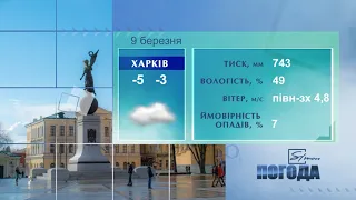 Погода на 9 березня 2021