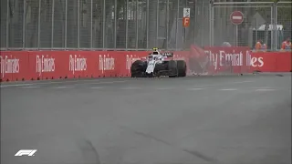 F1 Williams Crashes 2018