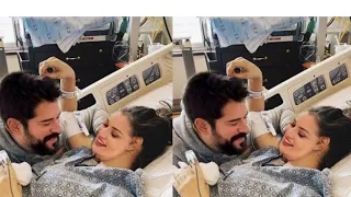 Burak Ozcivit ❤️ Fahrie Evcen -He shared photos of himself at the hospital💕