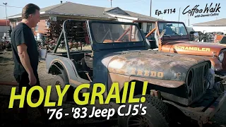 HOLY GRAIL '76 to '83 Jeep CJ5's! We've got 'em ALL!