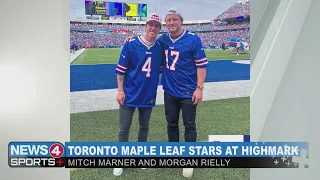 News 4 Sports+: Maple Leafs stars cheer on Bills at Highmark Stadium