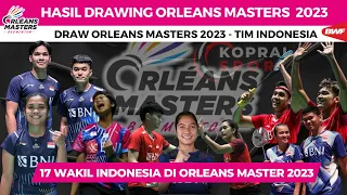 Hasil Drawing Orleans Masters 2023 ~ 17 Wakil Indonesia berlaga di Orleans Masters 2023